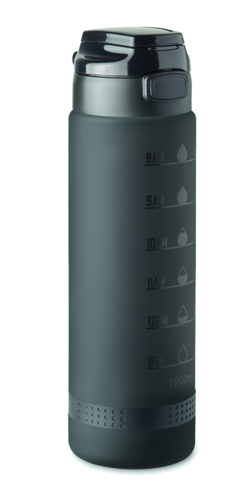 Logo trade promotional merchandise picture of: Sports water bottle RPET 1L