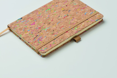 Logo trade promotional product photo of: A5 cork coloured notebook