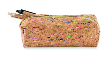 Logotrade promotional product image of: Coloured cork pencil case