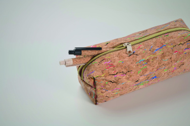 Logotrade corporate gift image of: Coloured cork pencil case