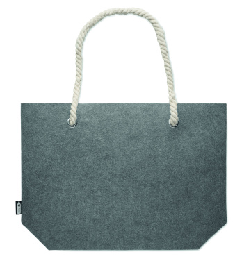 Logotrade promotional merchandise picture of: RPET felt beach bag