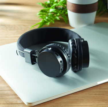 Logotrade promotional merchandise picture of: ABS wireless foldable headphone