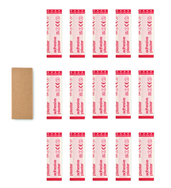 Logo trade promotional gifts picture of: 15 pieces adhesive plasters