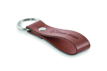 Logo trade promotional giveaway photo of: PU loop key ring