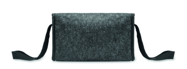 Logo trade corporate gifts image of: RPET felt cooler bag