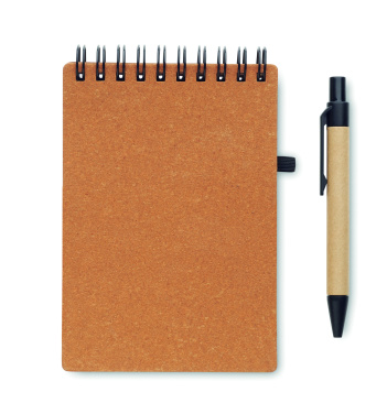 Logotrade business gift image of: Recycled notebook with ball pen