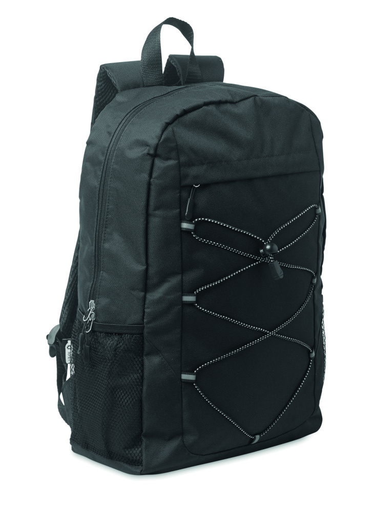 Logo trade promotional gifts image of: 600D RPET polyester backpack
