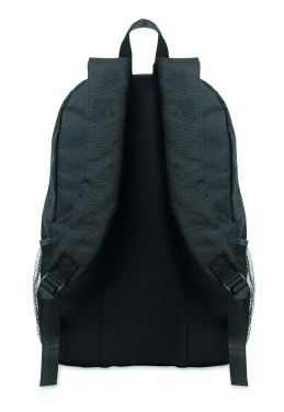 Logo trade business gifts image of: 600D RPET polyester backpack