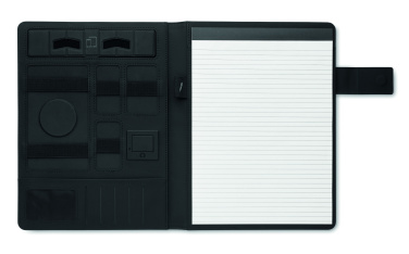 Logotrade advertising product image of: A4 folder and wireless charger