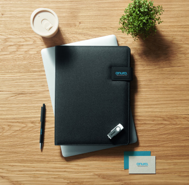 Logotrade corporate gifts photo of: A4 folder and wireless charger
