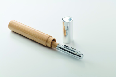 Logo trade promotional giveaways picture of: Metal twist ball pen in tube