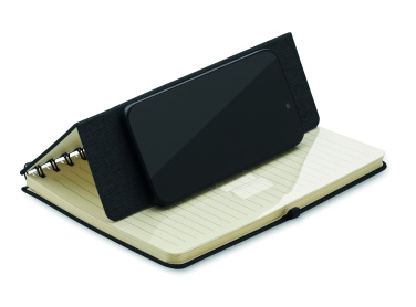Logo trade corporate gift photo of: A5 notebook with phone holder