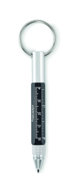 Logo trade promotional products image of: Key ring with twist action pen