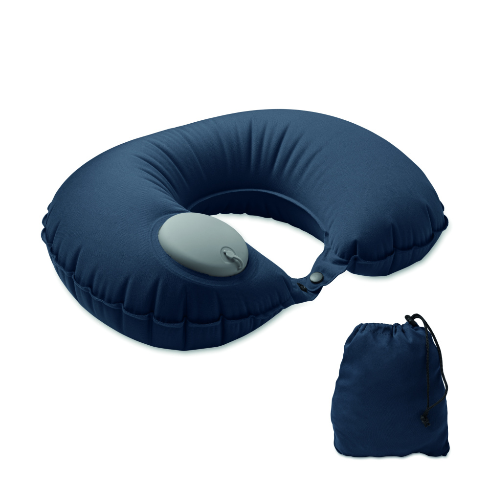 Logo trade promotional merchandise photo of: Fast inflatable travel pillow