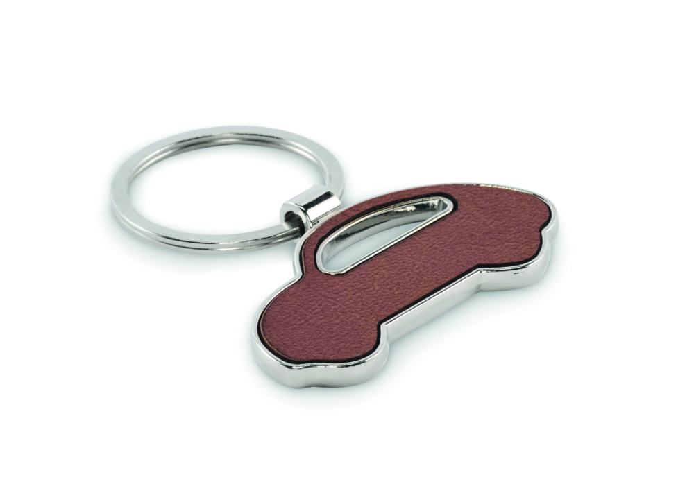 Logo trade corporate gifts picture of: Car shaped key ring