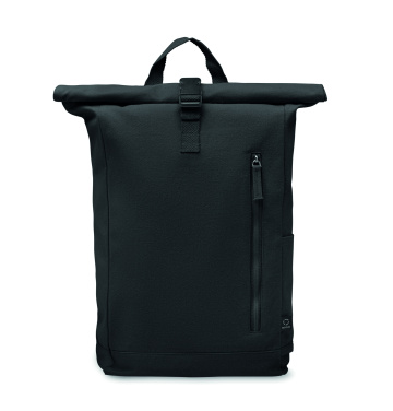 Logo trade corporate gifts image of: Roll top backpack 390 gr/m²