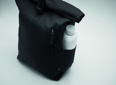 Logo trade promotional giveaway photo of: Roll top backpack 390 gr/m²