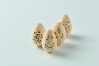 Logotrade promotional merchandise picture of: Wooden eggs painting set
