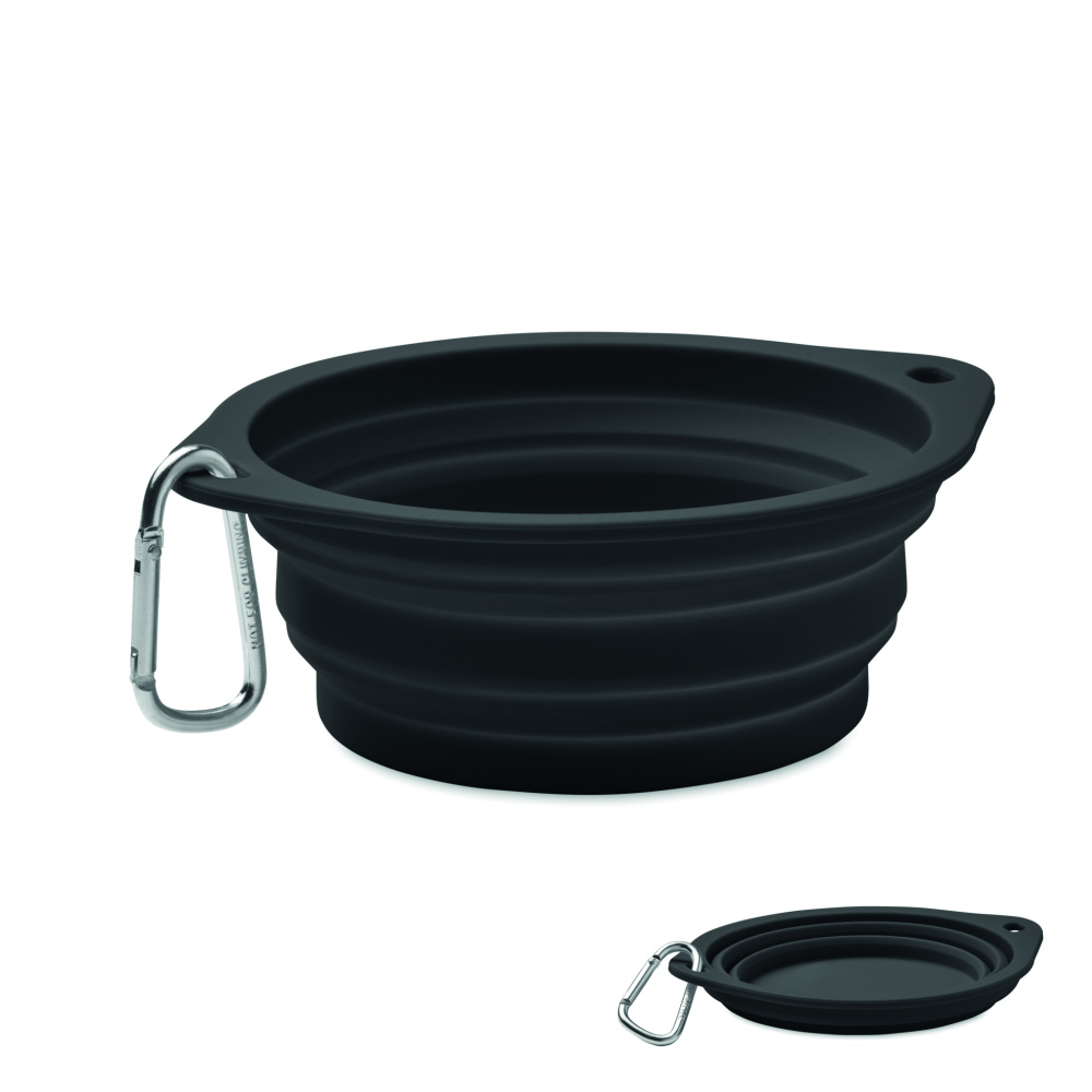 Logo trade promotional items image of: Portable pet bowl 350 ml