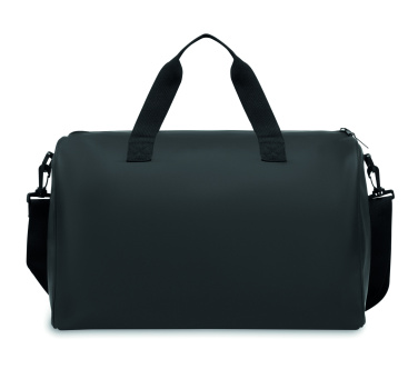 Logo trade promotional giveaways image of: Duffle bag soft PU