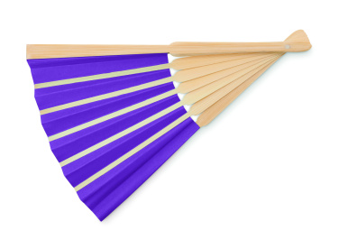 Logo trade promotional item photo of: Manual hand fan
