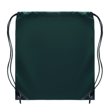 Logo trade promotional items image of: 190T Polyester drawstring bag