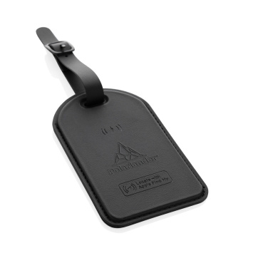 Logo trade business gift photo of: Globetrack RCSrPolyester luggage tag with worldwide locating