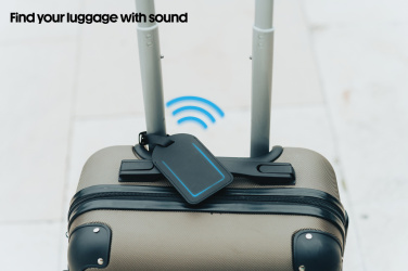 Logo trade advertising product photo of: Globetrack RCSrPolyester luggage tag with worldwide locating