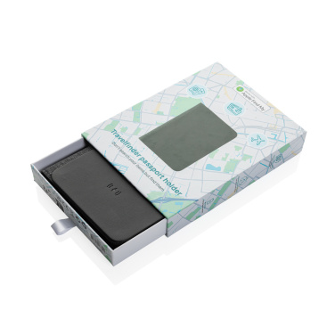 Logotrade business gift image of: Trackmate RCS rpolyester passport holder worldwide locating