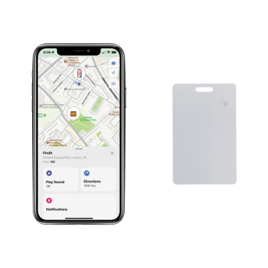 Logo trade business gifts image of: Findit RCS rplastic ultra-thin finder card rechargeable