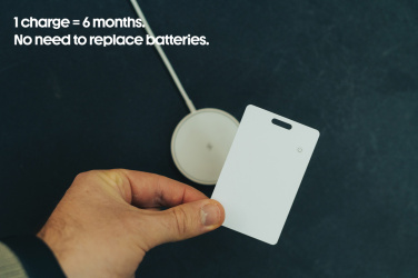 Logo trade promotional item photo of: Findit RCS rplastic ultra-thin finder card rechargeable
