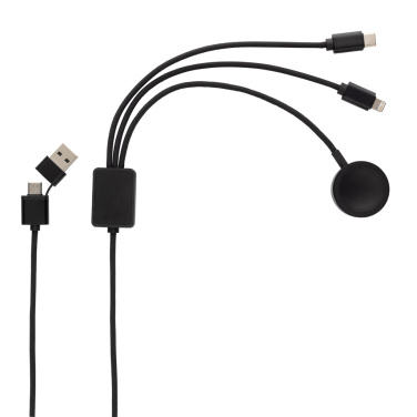 Logotrade promotional products photo of: Terra RCS rPET 6-in-1 charging cable with watch charger