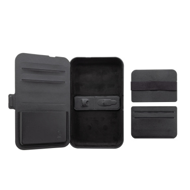 Logo trade promotional merchandise photo of: Swiss Peak RCS recycled travel case with 3 in 1 charger