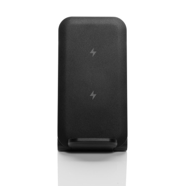 Logo trade promotional items image of: Powerpal 3 in 1 RCS recycled plastic 15W charger