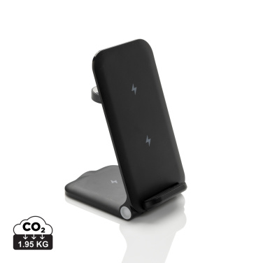 Logotrade promotional merchandise picture of: Powerpal 3 in 1 RCS recycled plastic 15W charger