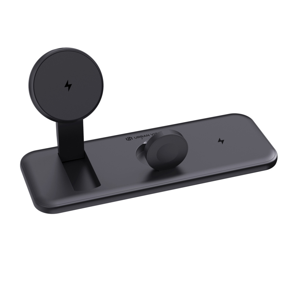 Logotrade promotional product image of: Urban Vitamin Torrance 3 in 1 magnetic 15W charger