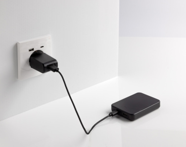 Logotrade corporate gifts photo of: Boostcore RCS recycled plastic powerbank 5.000mAh with USB C