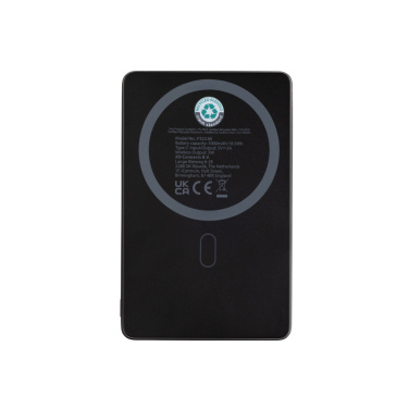 Logo trade promotional products image of: Orion RCS recycled aluminum 5000 mah 5W magnetic powerbank