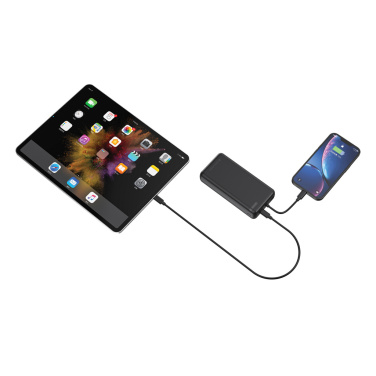 Logo trade promotional merchandise photo of: Urban Vitamin Menlo Park RCS rplastic 20,000 20WPD powerbank