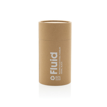 Logotrade promotional giveaway image of: Fluid RCS certified recycled steel tumbler 500ml
