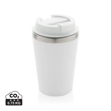 Logo trade corporate gifts picture of: Java RCS recycled double wall tumbler 350ML