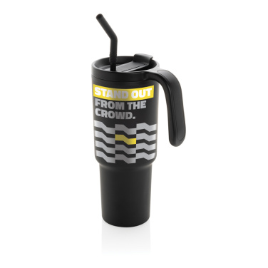 Logo trade promotional merchandise picture of: Graphic 360 RCS certified recycled steel tumbler 900ml