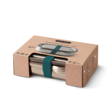 Logo trade promotional gifts image of: Black+Blum Stainless Steel Lunch Box Large