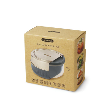 Logo trade corporate gifts image of: Black+Blum Glass Lunch Bowl 750ml