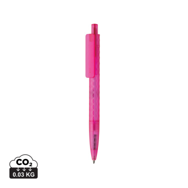 Logo trade promotional items picture of: X3 GRS recycled PC plastic pen frosted