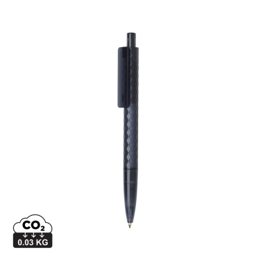 Logo trade corporate gift photo of: X3 GRS recycled PC plastic pen frosted