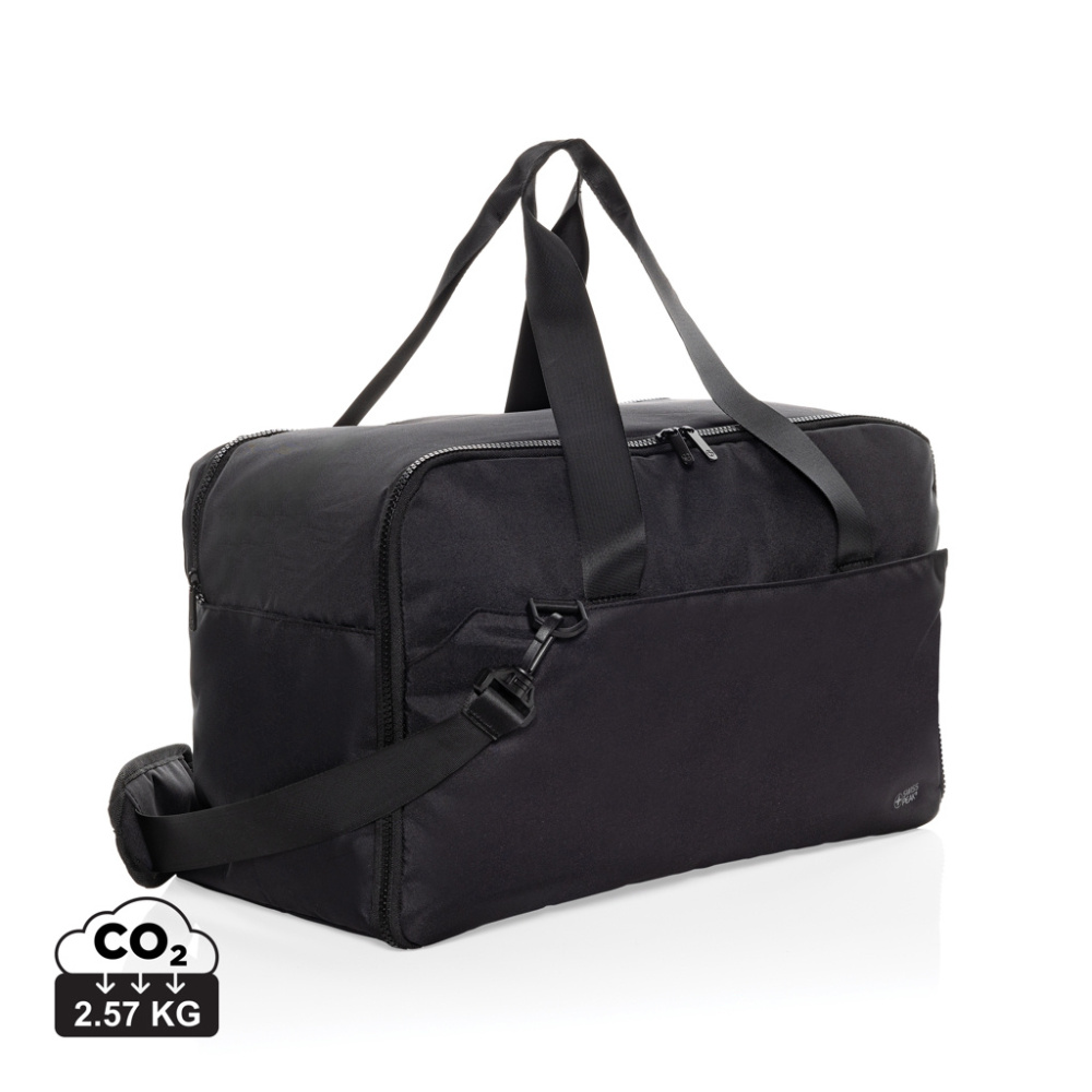 Logotrade promotional items photo of: Swiss Peak Aware™ RPET 15.6 inch laptop weekend bag