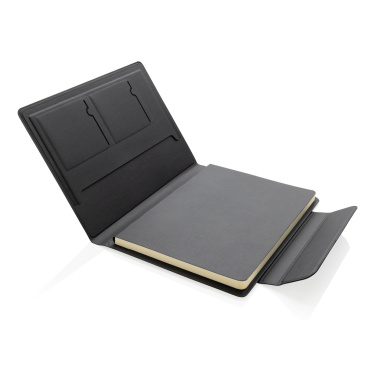 Logotrade promotional products photo of: Stuart RCS certified RPU magnetic A5 portfolio