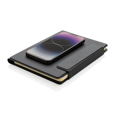 Logo trade promotional gift photo of: Stuart RCS certified RPU magnetic A5 portfolio