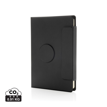 Logo trade business gifts image of: Stuart RCS certified RPU magnetic A5 portfolio